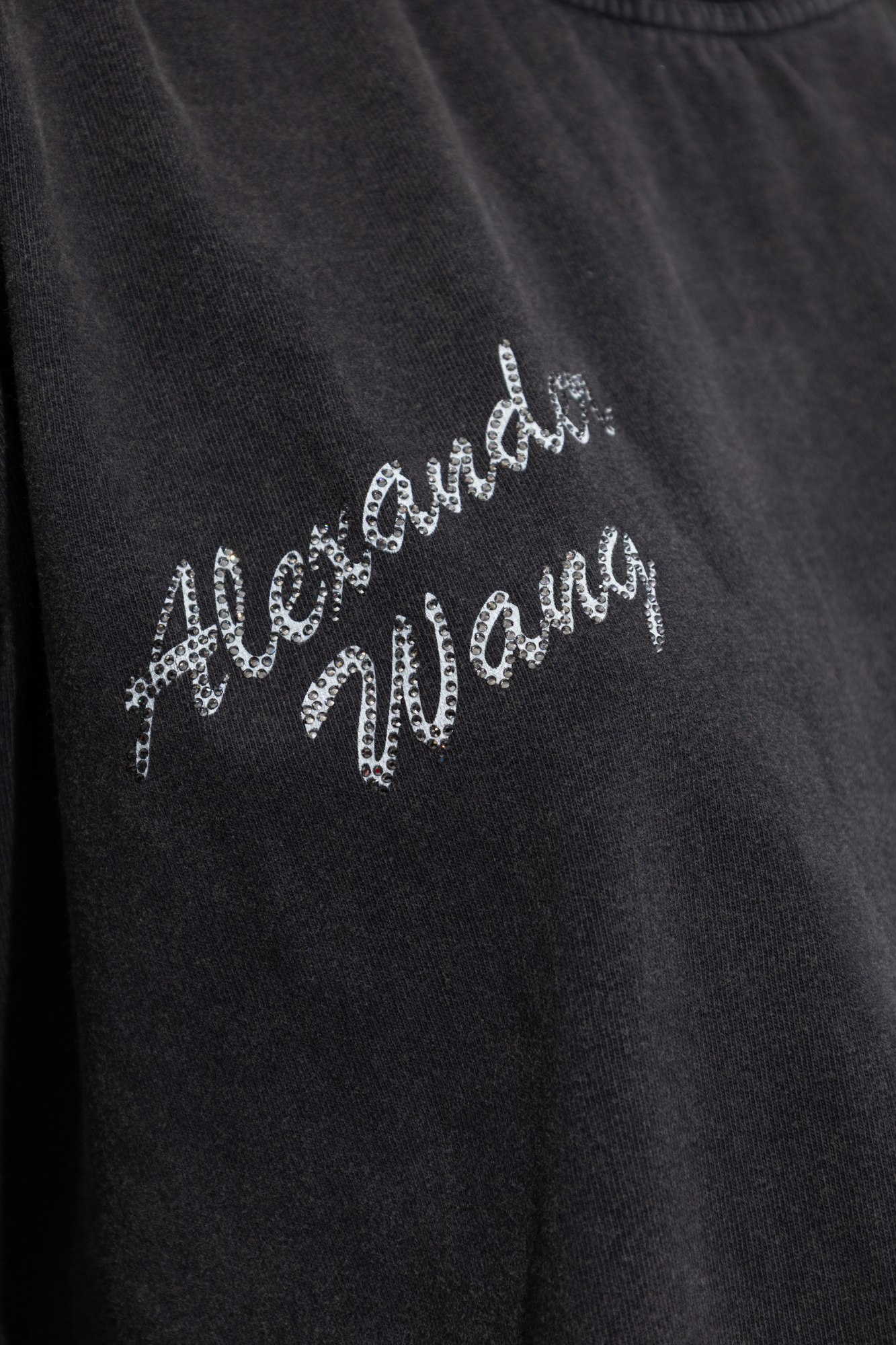Alexander Wang T-shirt with print and shimmering